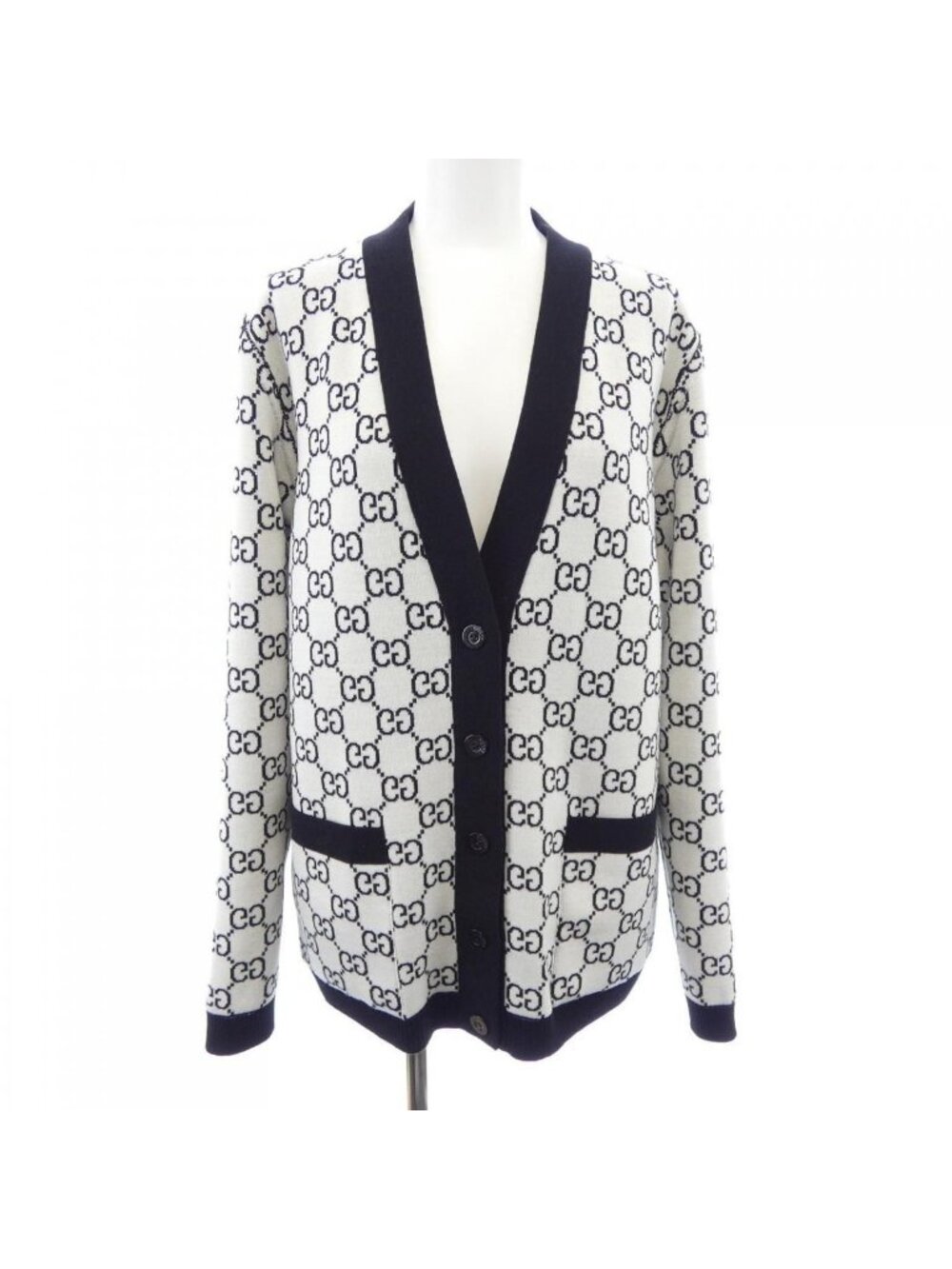 Gucci GG Wool Jacquard Reversible Cardigan - Picture 7 of 8